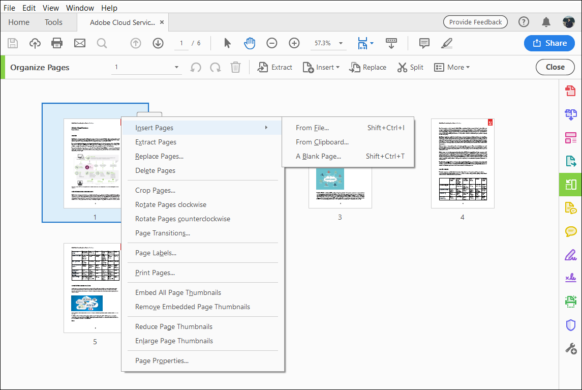 Adobe merge pdf