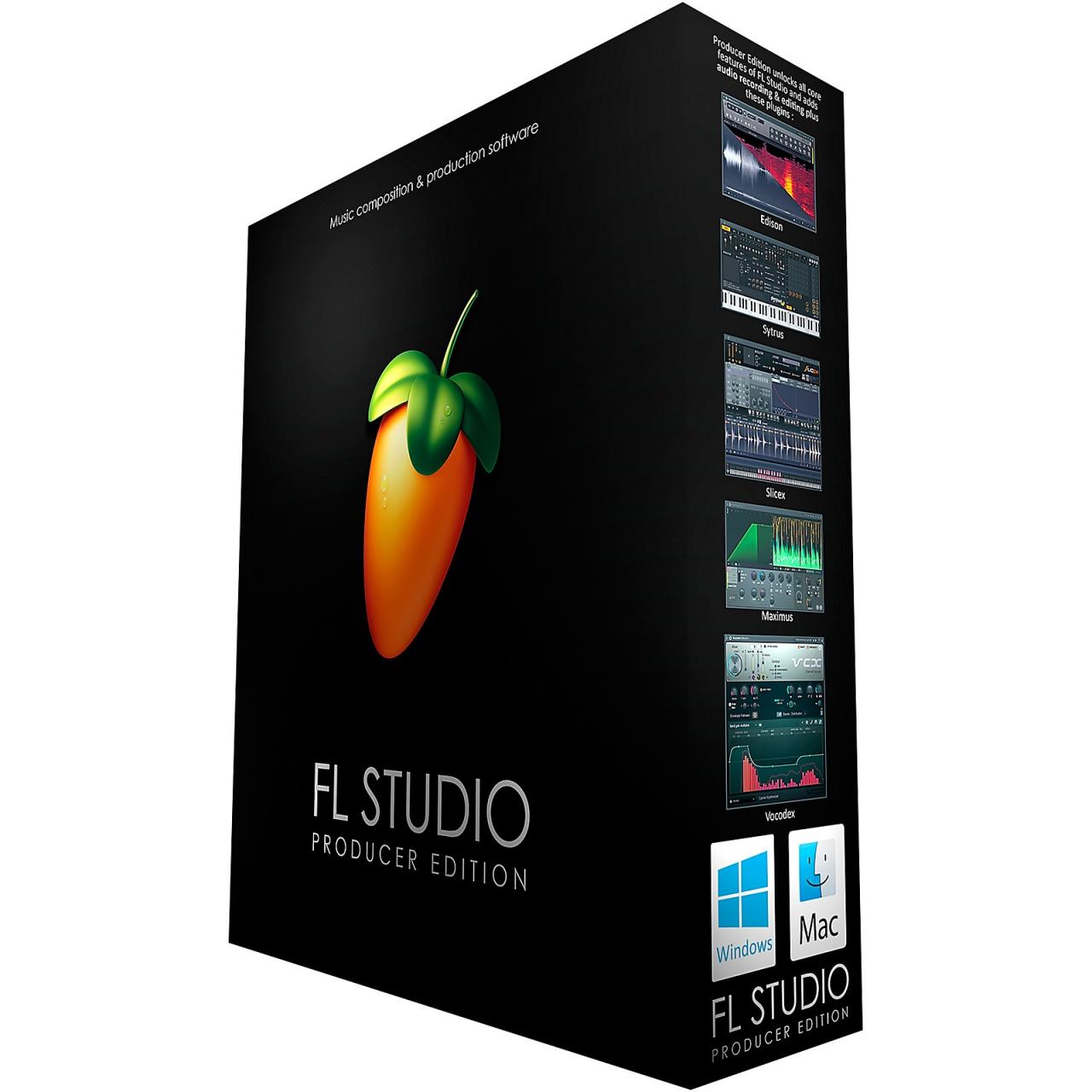 Fl studio producer edition 20 box line true