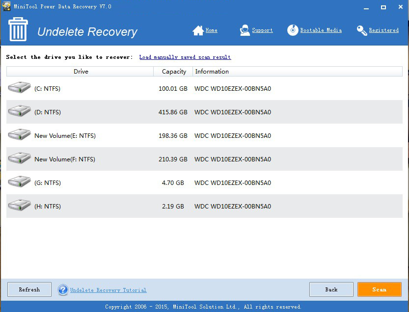 Minitool power data recovery