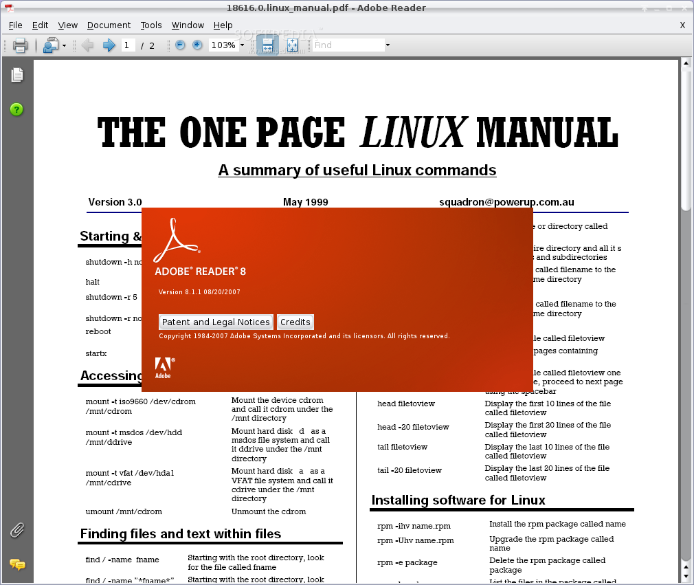 Reader linux adobe released