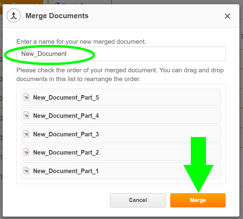 Merge pdf online