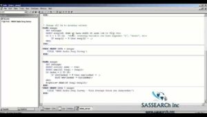 Sas programming base