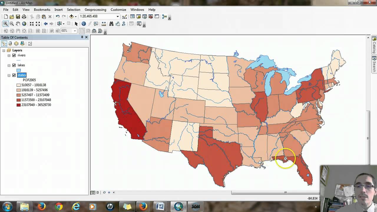 Arcmap gis layers arc tutorial layer top easily arrangement change can